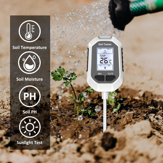 YAMRON 4-in-1 Digital Soil Moisture Meter