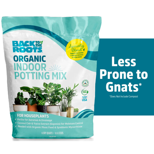 Back to the Roots Organic Indoor Potting Mix Specialty Blend (6 QT)