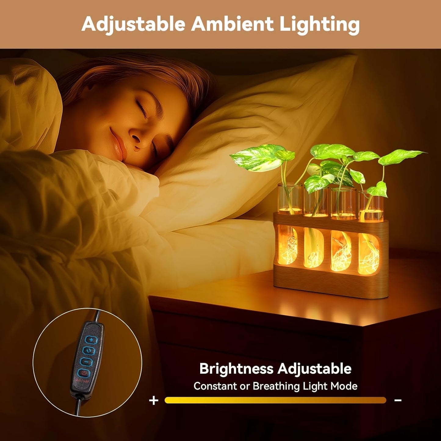 Plant Propagation Station with Adjustable LED Grow Lights
