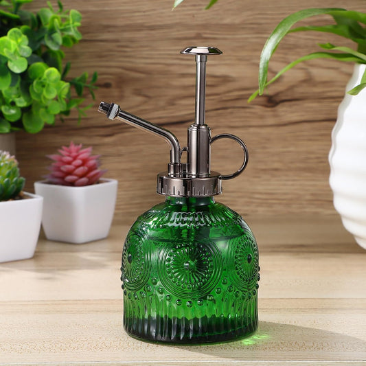 BESPORTBLE Green Glass Plant Mister Spray Bottle