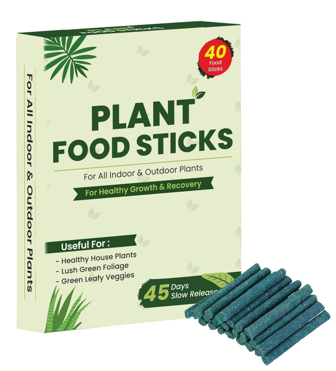 Plant Food Fertilizer Sticks – 40 Count