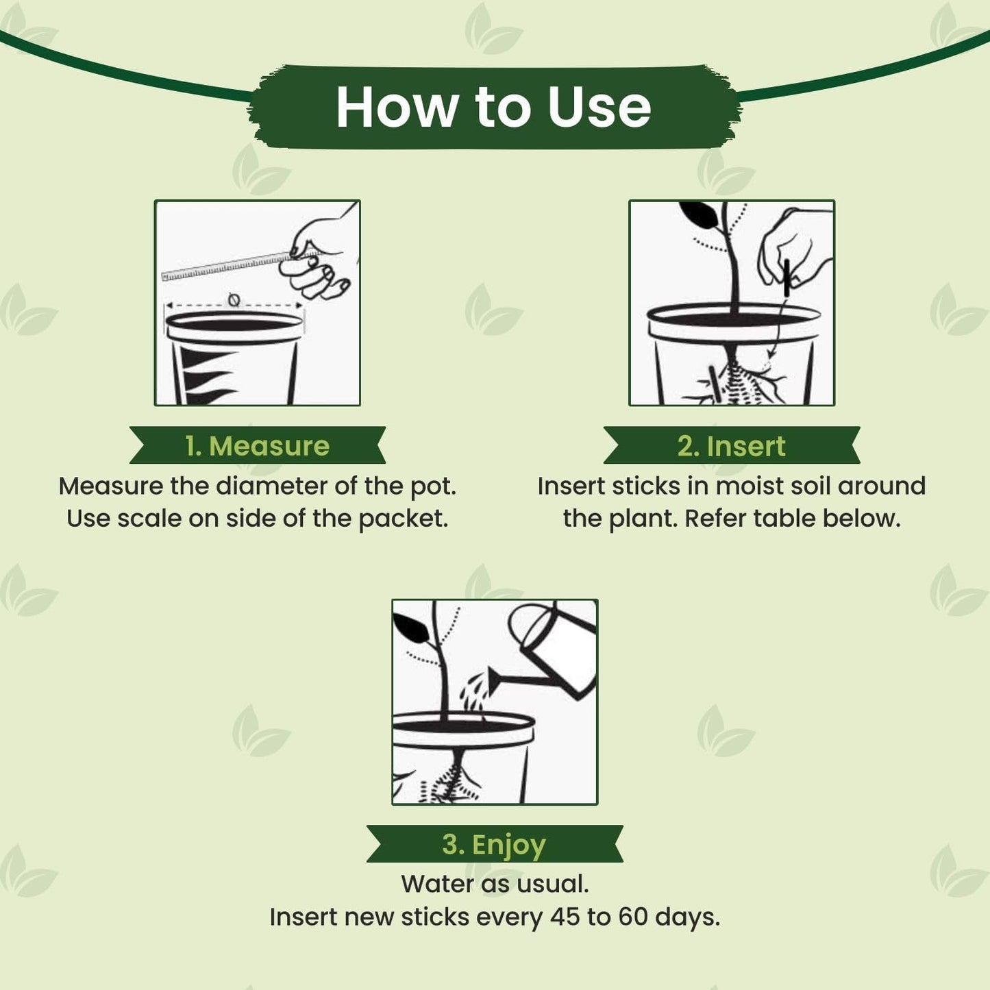 Plant Food Fertilizer Sticks – 40 Count